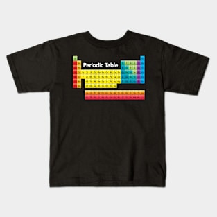 Color Periodic Table Of Elements Kids T-Shirt